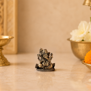 Brass Baby Ganesha Murti
