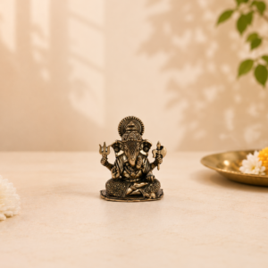 Brass Dagdusheth Ganesh Idol