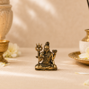 Shiv Trishul Brass Murti