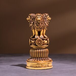 Ashok Stambh Statue Car Dashboard