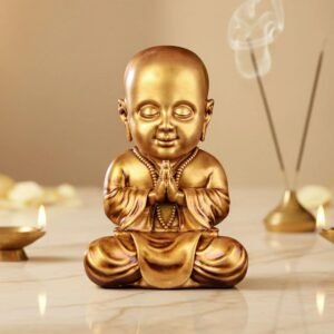Meditating Baby Monk Car Dashboard